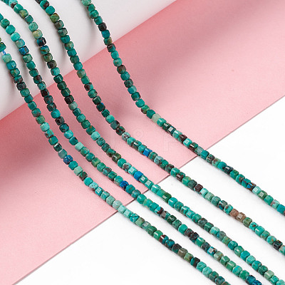 Natural Chrysocolla Beads Strands G-F717-06-1