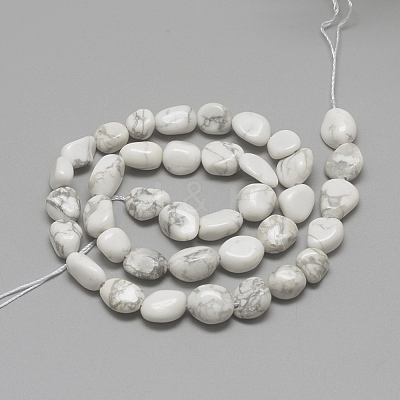 Natural Howlite Beads Strands G-R445-8x10-26-1