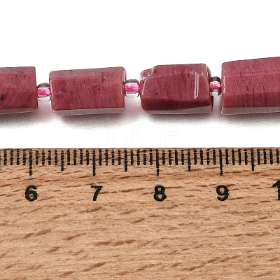 Natural Rhodonite Beads Strands GG-CBA8682-A04-1