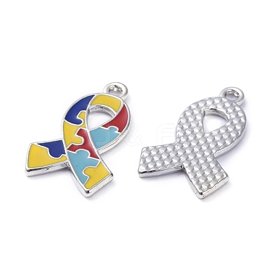 Enamel Alloy Pendants ENAM-G192-02P-1