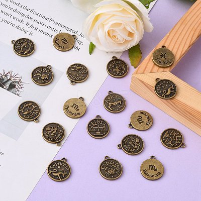 Tibetan Style Pendants X-PALLOY-E196-AB-NF-1