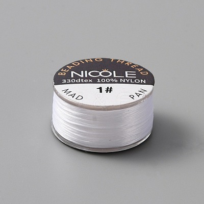 Nylon Beading Threads NWIR-WH0005-09A-1