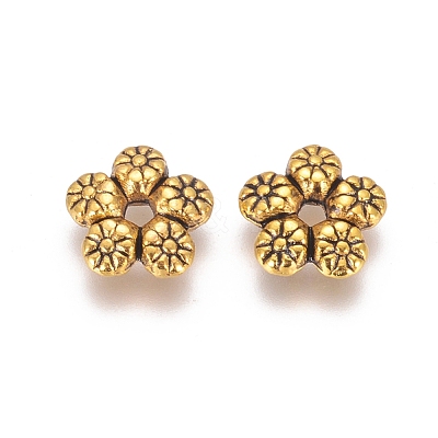 Tibetan Style Alloy Spacer Beads X-GLF10889Y-1