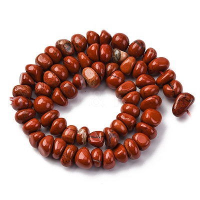 Natural Red Jaseper Beads Strands G-RM250109-B5-1