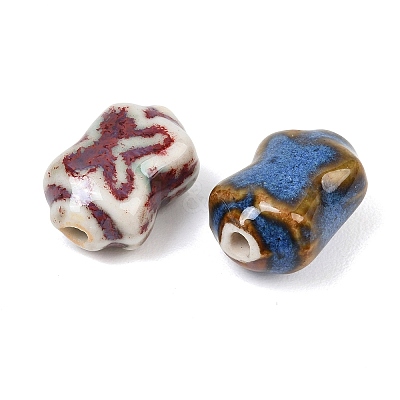 Vintage Handmade Porcelain Beads PR-CBA13CB-05-1