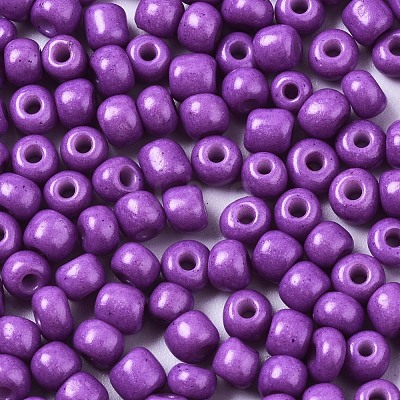6/0 Glass Seed Beads SEED-S058-A-F454-1