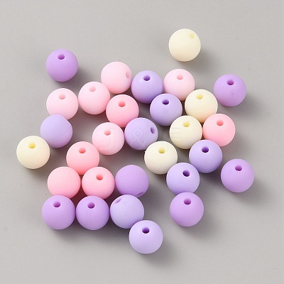 Opaque Acrylic Beads MACR-CJC0004-16B-1
