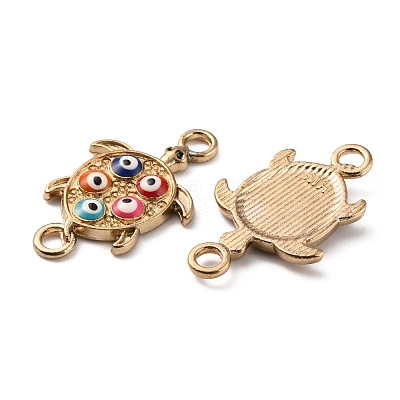 Alloy Enamel Connector Charms ENAM-WH0058-008-1