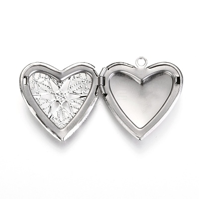 Tarnish Resistant 316 Stainless Steel Diffuser Locket Pendants STAS-G146-09P-1