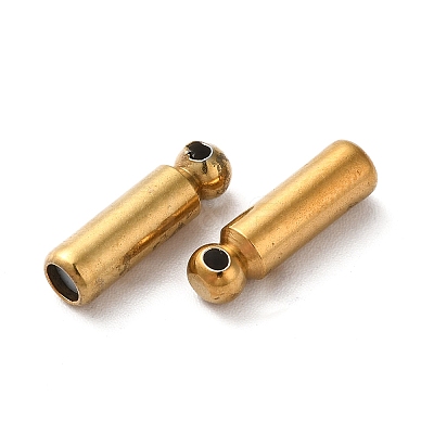 Ion Plating(IP) 202 Stainless Steel Stick Pin End Cap STAS-E192-12G-1