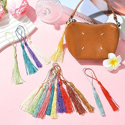 80Pcs Polyester Tassel Decorations DIY-YW0016-25A-1