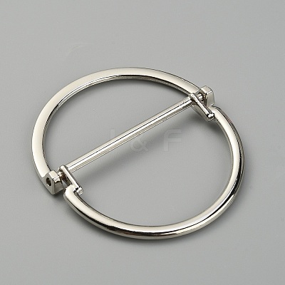 Alloy Buckle Clasps FIND-WH0143-82A-P-1