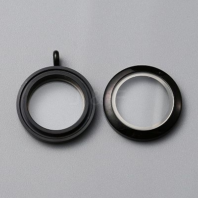 304 Stainless Steel Locket Pendants FIND-WH0032-58B-EB-1