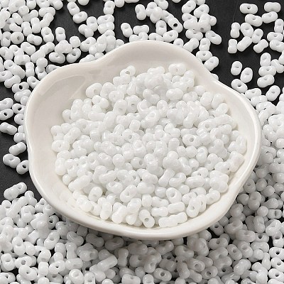 Baking Paint Glass Seed Beads SEED-K009-01A-25-1
