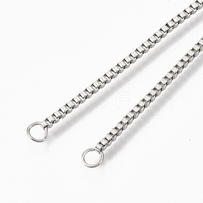 Tarnish Resistant Adjustable 304 Stainless Steel Slider Bracelets Making X-STAS-T050-031P-1