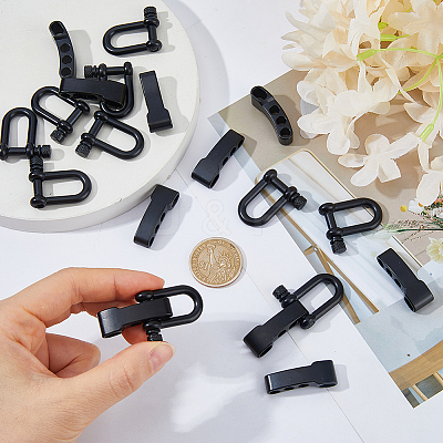 10 Bags Alloy Shackle Clasps FIND-DC0008-38EB-1