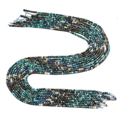 Natural Chrysocolla and Lapis Lazuli Beads Strands GG-CBA9631-C03-03B-1