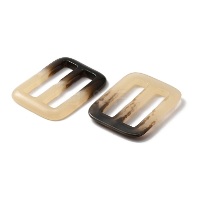 Rectangle Resin Buckle Clasps FIND-WH0129-33D-1