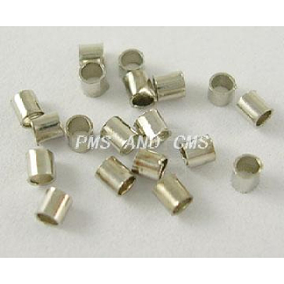 Brass Crimp Beads KK-S072-P-FF-1