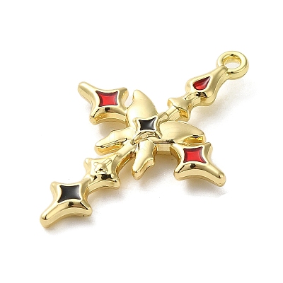 Spray Painted Alloy Pendants PALLOY-O001-08A-G-1