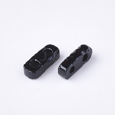 2-Hole Opaque Glass Seed Beads SEED-S023-04J-1