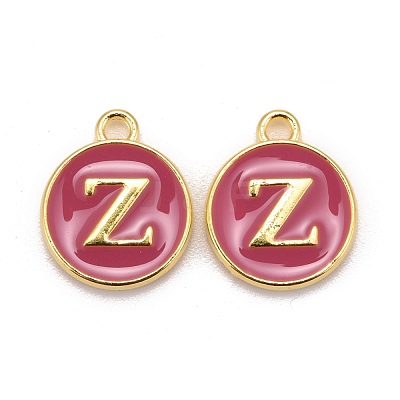Golden Plated Alloy Enamel Charms X-ENAM-S118-08Z-1