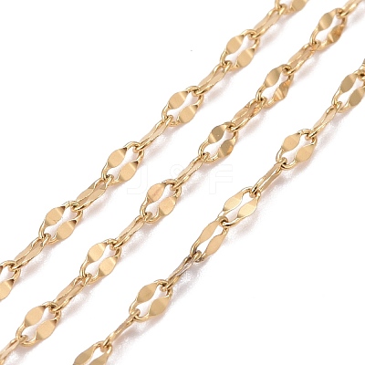 3.28 Feet PVD Vacuum Plating 304 Stainless Steel Dapped Chains X-CHS-F011-15B-G-1