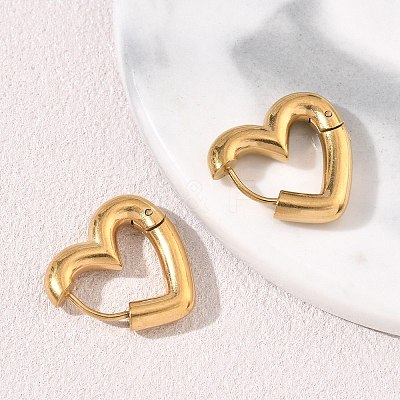 304 Stainless Steel Hoop Earrings SA-CBA46AF-26G-01-1