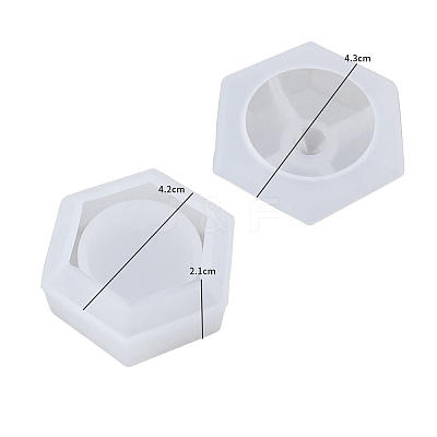 Hexagon Candle Jar Molds PW-WG14011-01-1