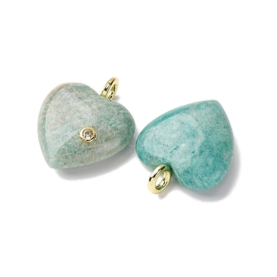Natural Amazonite Pendants G-P588-01G-07-1