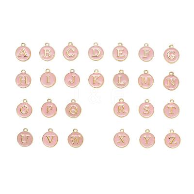 2 Sets 2 Styles Golden Plated Alloy Enamel Charms ENAM-YW0001-28A-1