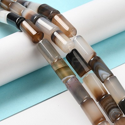 Natural Agate Beads Strands G-H295-E01-04-1