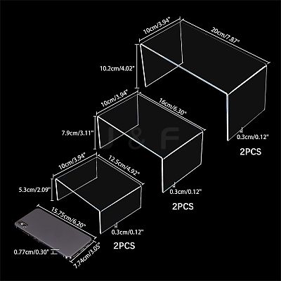 Acrylic Risers Display ODIS-PH0001-11-1