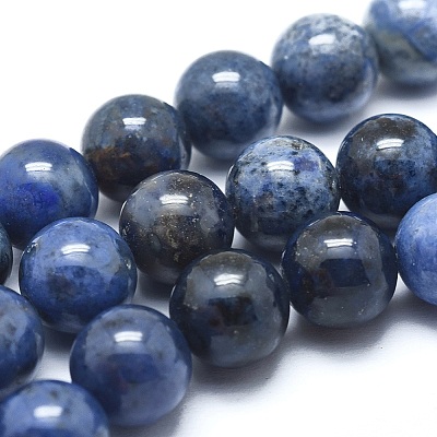 Natural Dumortierite Quartz Bead Strands X1-G-I224-01-6mm-1