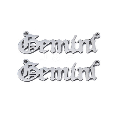 Non-Tarnish 304 Stainless Steel Connector Charms STAS-N095-136I-1