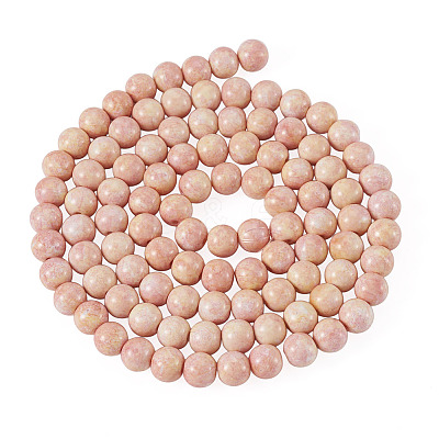 1 Strand Baking Paint Glass Beads Strands DGLA-TADJ0001-01F-1