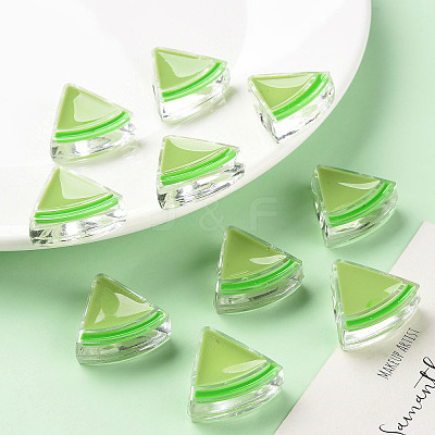 Transparent Enamel Acrylic Beads LS-TACR-S155-001D-1