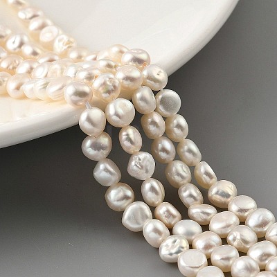 Natural Cultured Freshwater Pearl Beads Strands PEAR-A006-03D-1