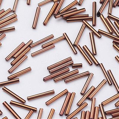 Glass Bugle Beads SEED-E001-6mm-81#-1