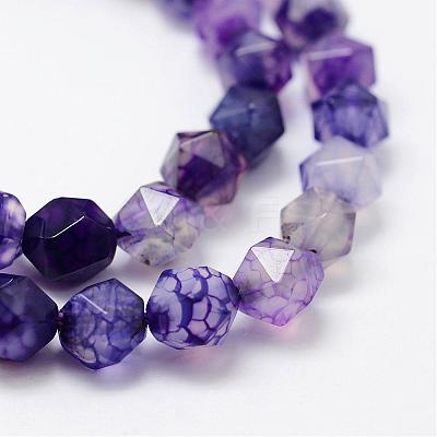 Natural Agate Beads Strands G-K184-04E-1