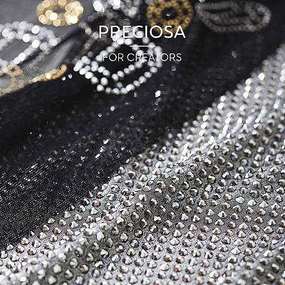 Preciosa® Crystal Hotfix Flatback Stones Y-PRC-HSS16-50520-1