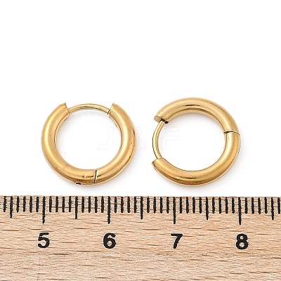 202 Stainless Steel Huggie Hoop Earrings LS-EJEW-F111A-14mm-G01-1