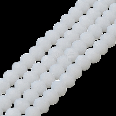 Imitation Jade Solid Color Glass Beads Strands X-EGLA-A034-J4mm-MD05-1