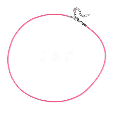 Waxed Cotton Cord Necklace Making MAK-S034-022-1