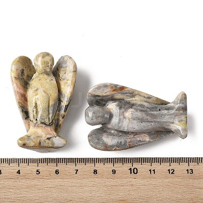 Natural Crazy Agate Carved Angle Figurines GG-CBA9C2C-A34-1
