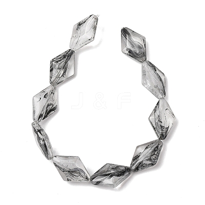 Transparent Handmade Lampwork Beads LA-CBAF0C8-02K-1