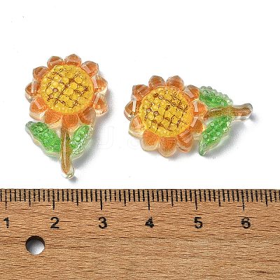 Transparent Epoxy Resin Decoden Cabochons CRES-I030-16A-1
