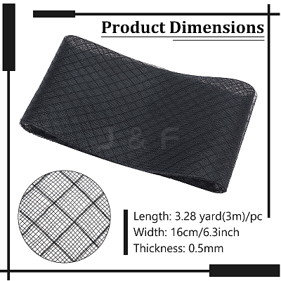 3M Elastic Polyester Deco Mesh Ribbons DIY-WH0530-55C-1
