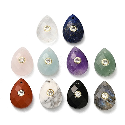 Natural Mixed Stone Pendants G-K371-03-1