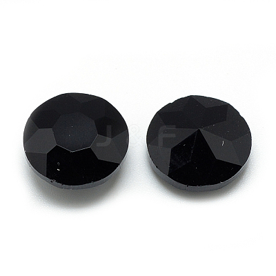 Pointed Back Glass Rhinestone Cabochons RGLA-T029-12mm-23-1